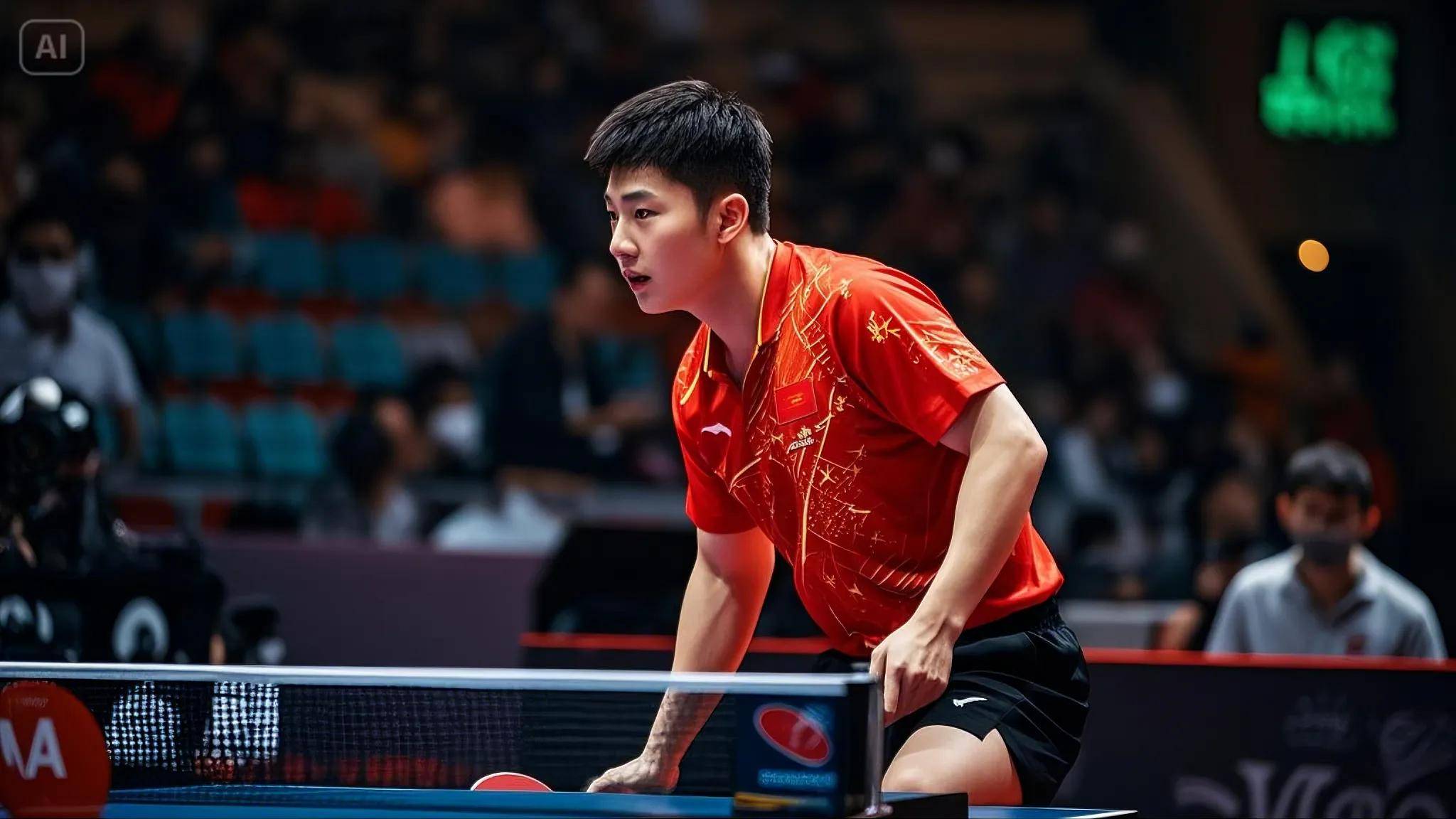 中国乒乓球队强势英国乒乓球队，樊振东爆发神勇