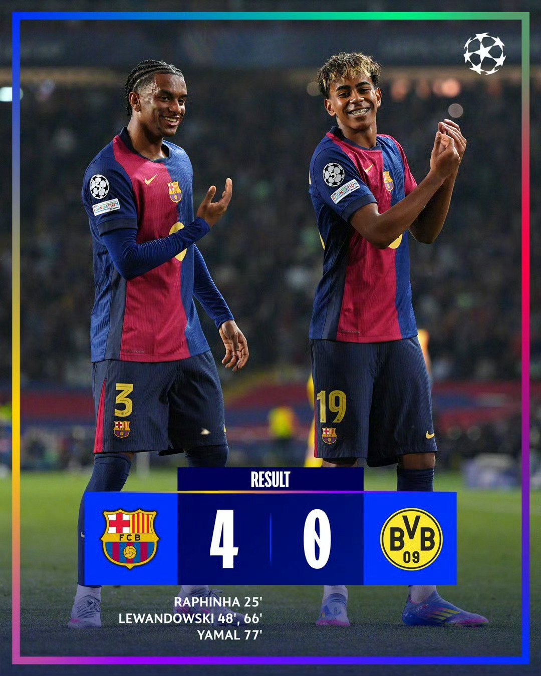 土耳其完胜多特蒙德，莱万制霸全场